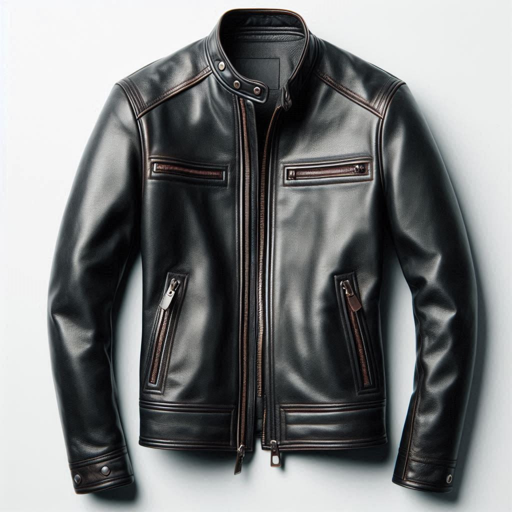 MAN LEATHER JACKET REF 007